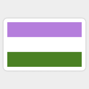 genderqueer pride Sticker